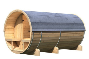  Karibu | Barrelsauna 4 | Rode Dakshingles 401444-31